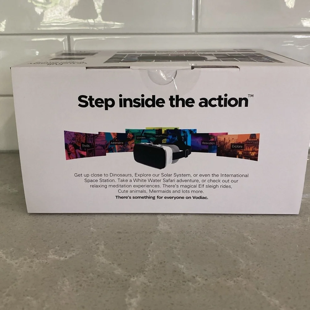 Vodiac VR Headset for Smart Phone with 80 Experiences Virtual Reality